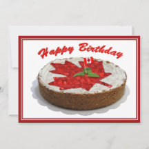 Cherry Maple Leaf Cake