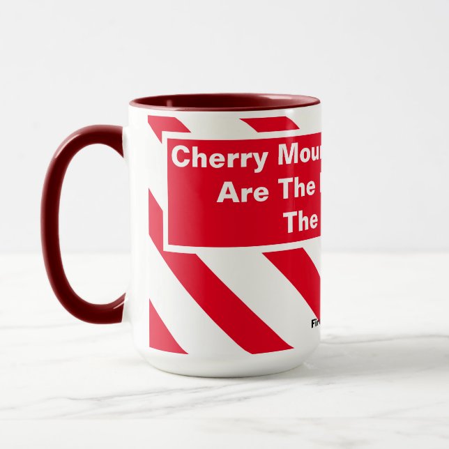 Cherry Mountain Feuerwehrleute Tasse (Links)