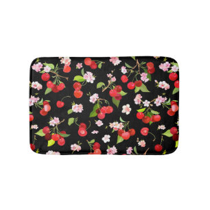 Cherry Muster 2 Badematte