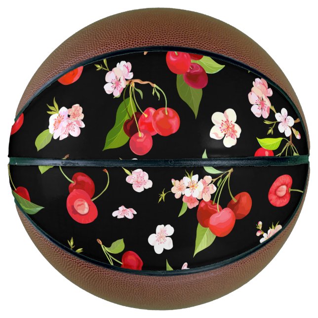 Cherry Muster 2 Basketball (Vorderseite)