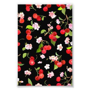 Cherry Muster 2 Fotodruck