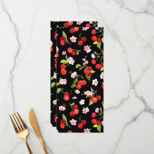 Cherry Muster 2 Menükarte