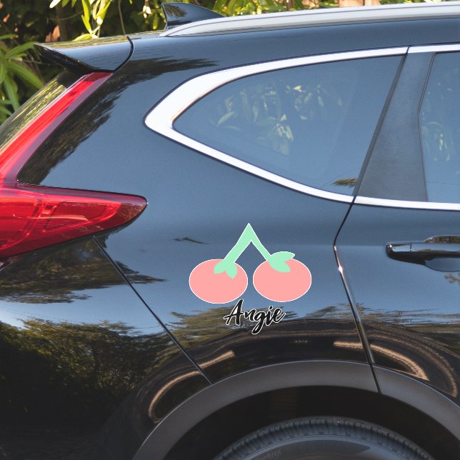Cherry Name Custom Decal Aufkleber (Auto Seite)