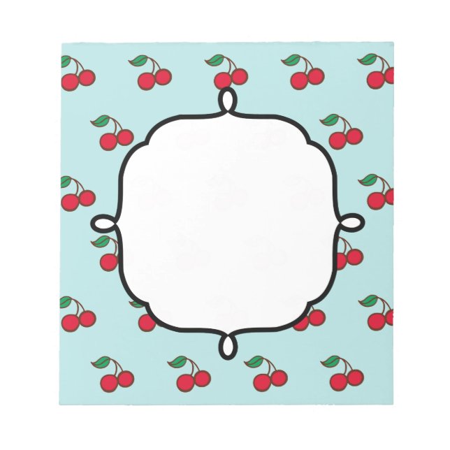 Cherry Notepad Gift Notizblock (Vorderseite)