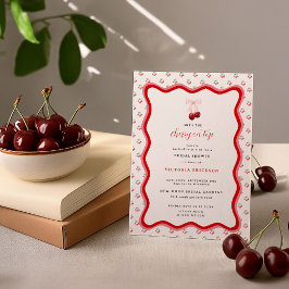 Cherry oben | BRAUTPARTY Einladung