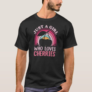 Cherry Obst Vintag nur ein Mädchen, das Cherri Lie T-Shirt