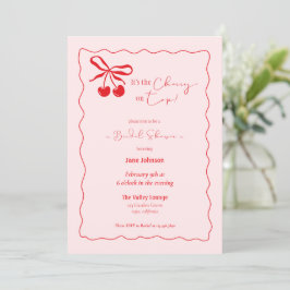 Cherry On Top Bridal Shower Invitation Einladung