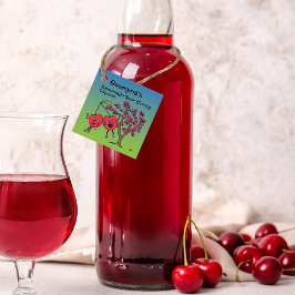 Cherry Pals Funny Cartoon Jam Pie und mehr Geschenkanhänger