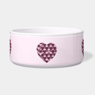 Cherry Passion Pink Square und Diamond Heart Napf