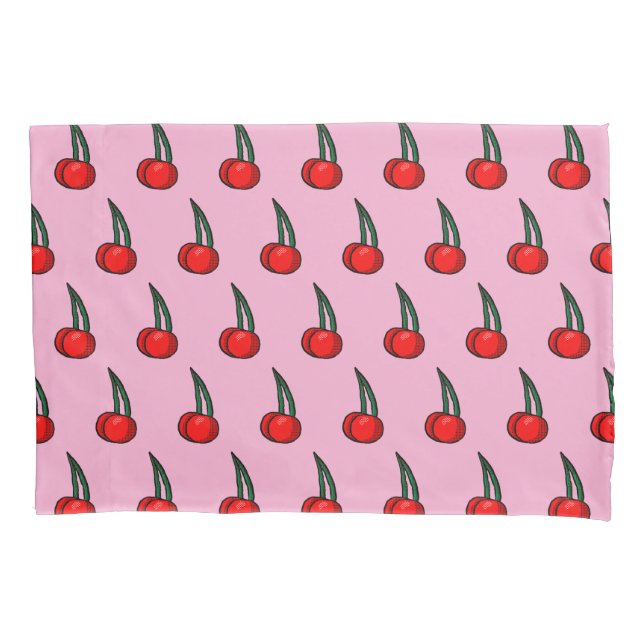 Cherry Pattern Kissenbezug (Vorderseite)