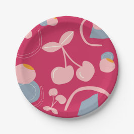 CHERRY PATTERN PAPPTELLER