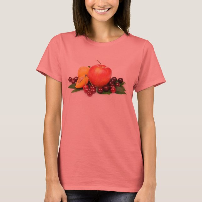 Cherry Peach Apple T-Shirt (Vorderseite)