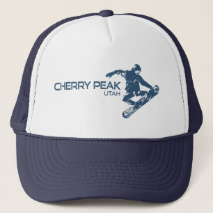 Cherry Peak Resort Utah Snowboarder Truckerkappe