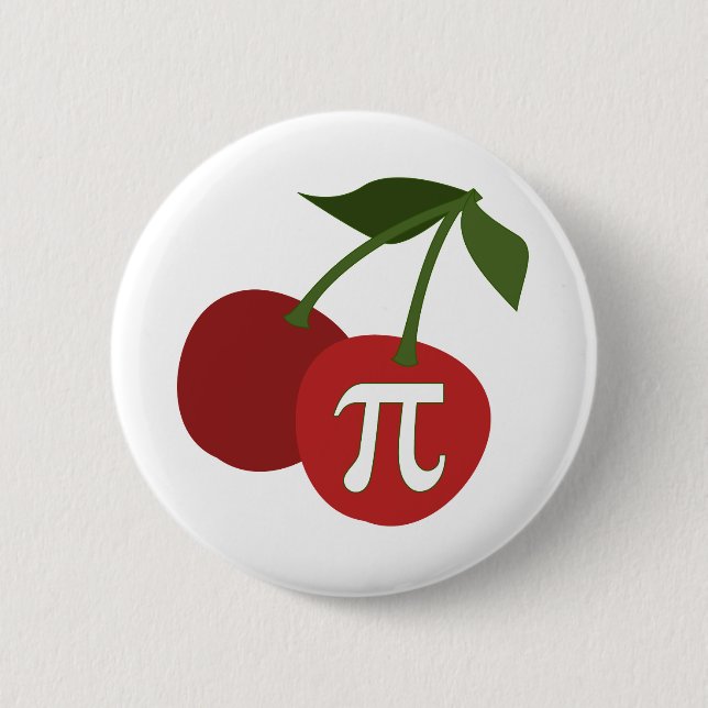 Cherry Pi Day Button (Vorderseite)