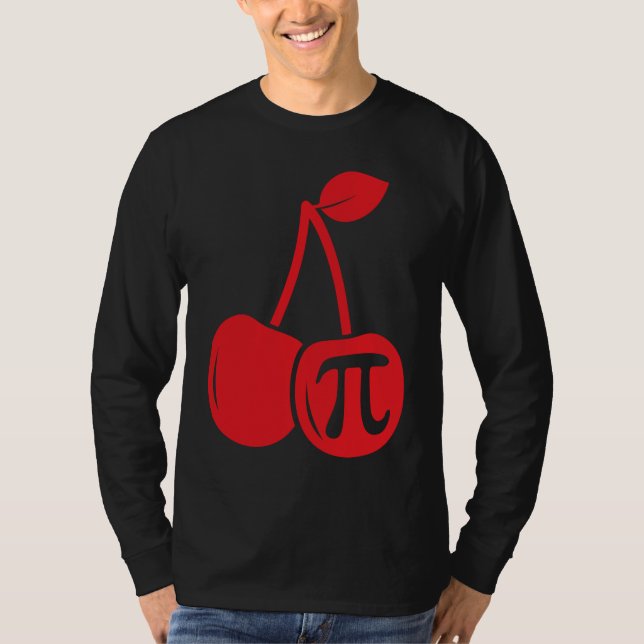 Cherry Pi Day  Math Nerd Pie Teacher 3 14 Science T-Shirt (Vorderseite)