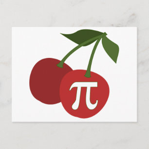 Cherry Pi Day Postkarte