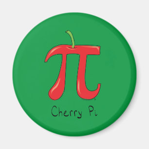 Cherry Pi Niedlich Mah Pi Day Magnet