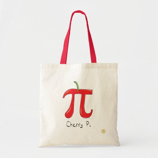 Cherry Pi Niedlich Mah Pi Day Tote Bag Tragetasche (Vorne)