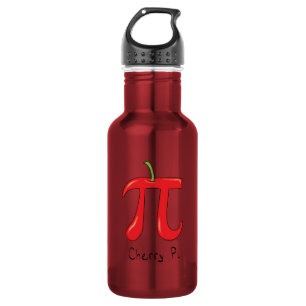 Cherry Pi Symbol Niedlich Mathematiklehrer Edelstahlflasche