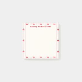 Cherry Picked Tasks Cute Border Sweetheart Glaze Post-it Klebezettel