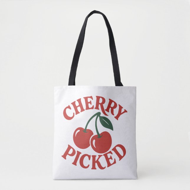 Cherry Picked Trendy Retro Fruit Graphic (Vorderseite)