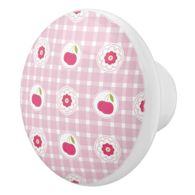 Cherry Picnic Knob Keramikknauf (Rechts)