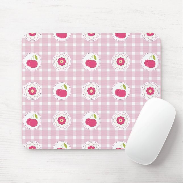 Cherry Picnic Mousepad (Mit Mouse)