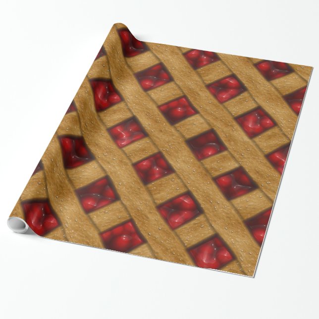 Cherry Pie 1 Wrapping Paper Geschenkpapier (Ungerollt)