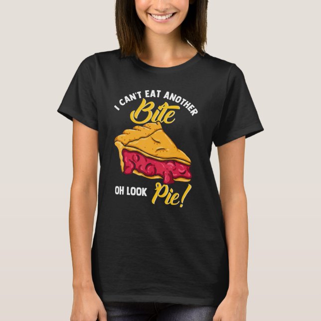Cherry Pie, den ich nicht noch essen kann, oder Pi T-Shirt (Vorderseite)