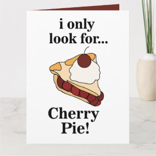 Cherry Pie Dessert Party Karte