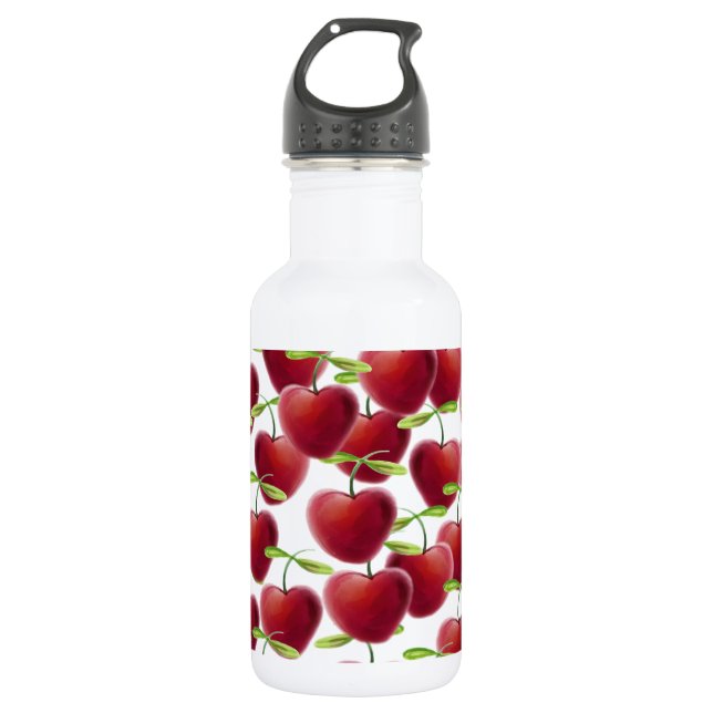 Cherry Pie Edelstahlflasche (Vorderseite)