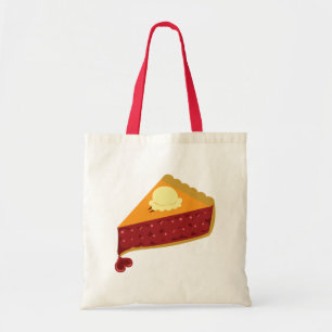 Cherry Pie Heart Tragetasche