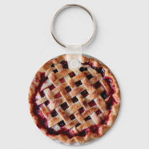 Cherry Pie-Lebensmittelkette Schlüsselanhänger
