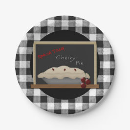 Cherry Pie Paper Plate Pappteller