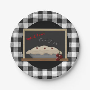 Cherry Pie Paper Plate Pappteller