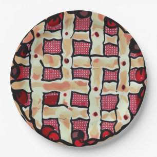 Cherry Pie Pappteller