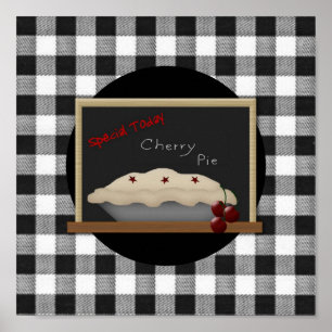 Cherry Pie Print Poster