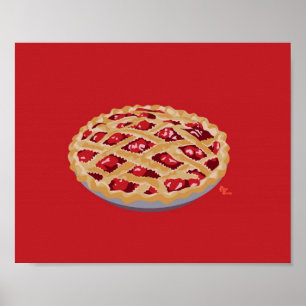 Cherry Pie Print Poster