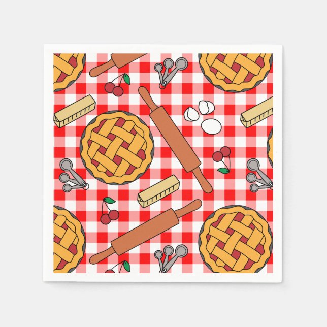 Cherry Pie Serviette (Vorderseite)