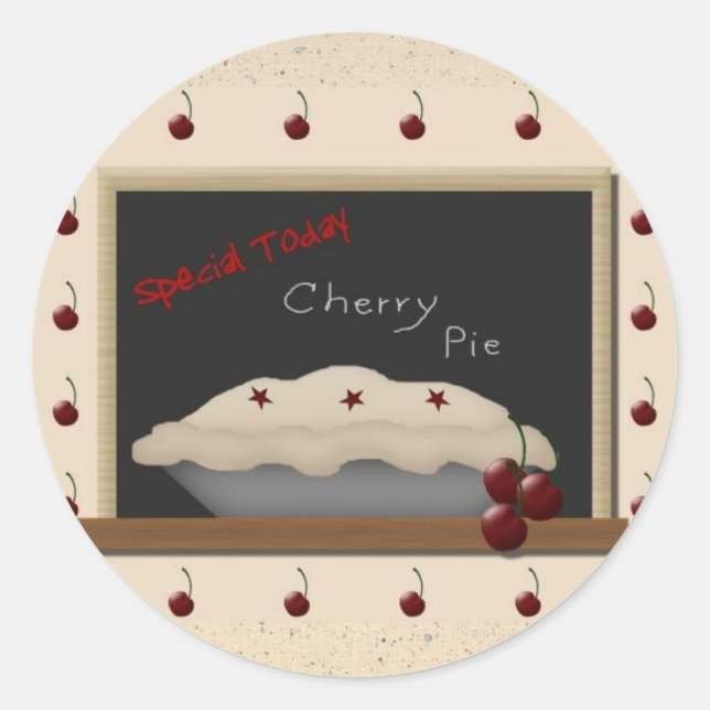 Cherry Pie Sticker (Vorderseite)