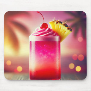 Cherry Pineaple Drink Mousepad