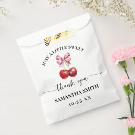 Cherry Pink Coquette Baby Dusche Party Geschenktütchen