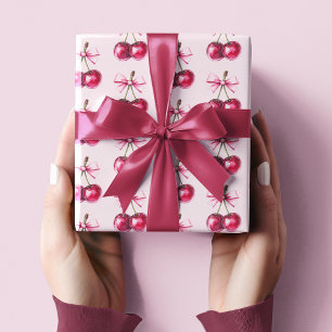 Cherry Pink Geschenkpapier