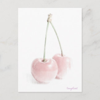 Cherry Postcard Postkarte