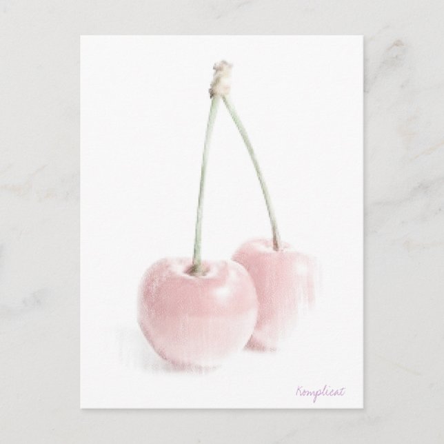 Cherry Postcard Postkarte (Vorderseite)