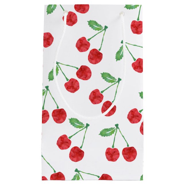 Cherry Print Kleine Geschenktüte (Vorderseite)