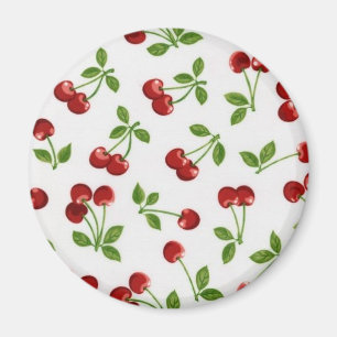 Cherry Print Magnet