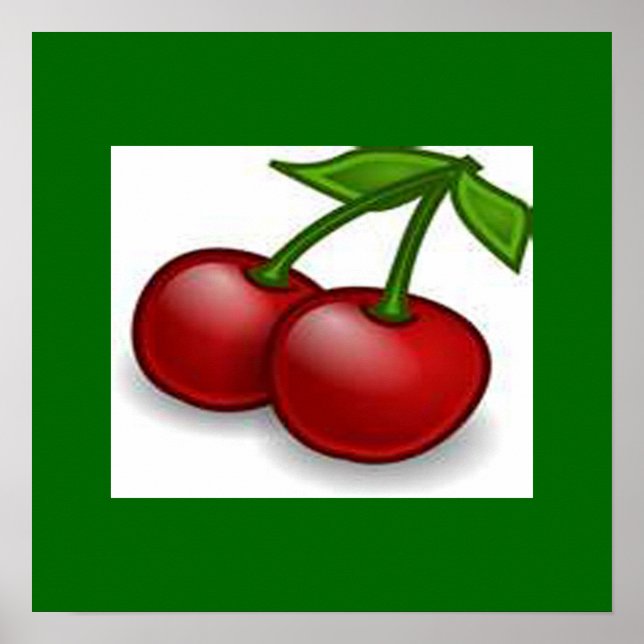Cherry Print Poster (Vorne)