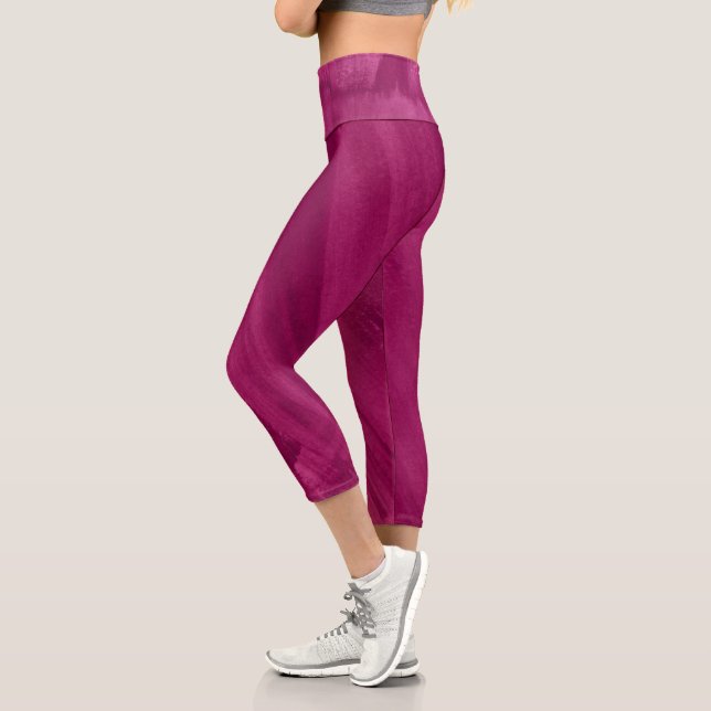 Cherry red abstrakt art Leggings (Links)