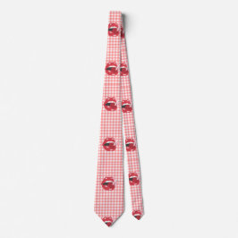 Cherry Red Coquette Hot Lips Krawatte
